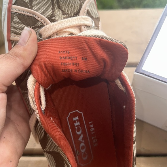 Coach Barrett Sneakers WITH BOX! - Picture 3 of 7